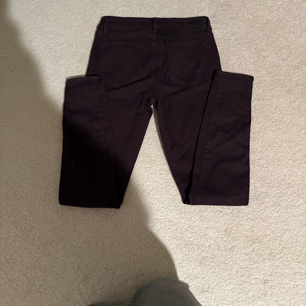 PAIGE Verdugo Ultra Skinny Deep Brown Pants - Picture 5 of 7